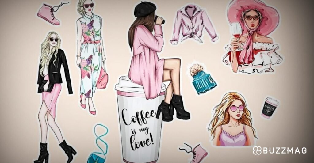 Symbol-Fashionista-Aufkleber