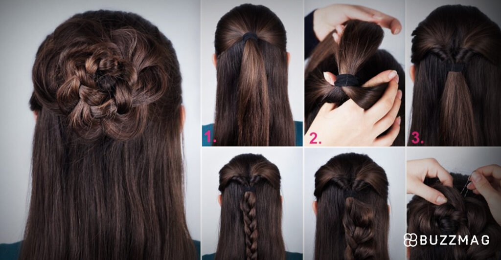 Wunderschöne geflochtene Frisuren