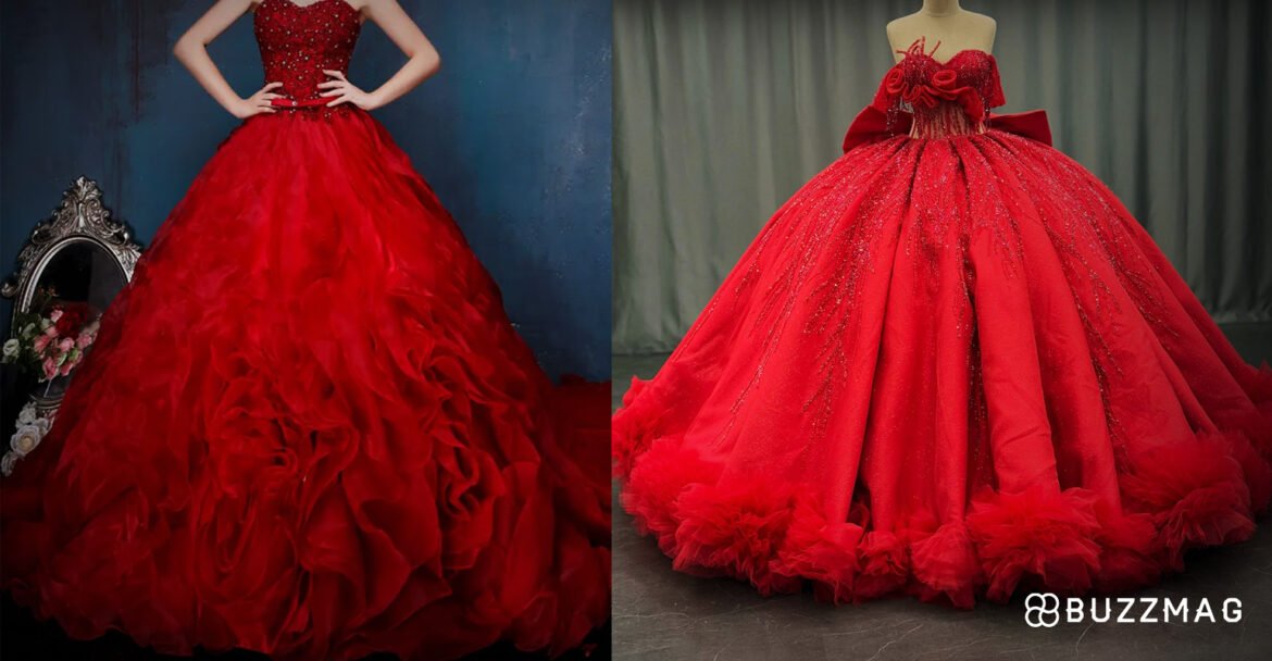 Rot AbschlussballKleider